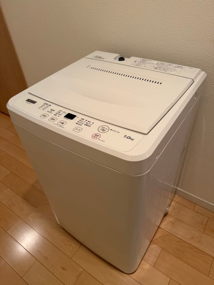 全国無料配送2021年 洗濯機 7.0kg ヤマダYWM-T70H1 おまけ付き