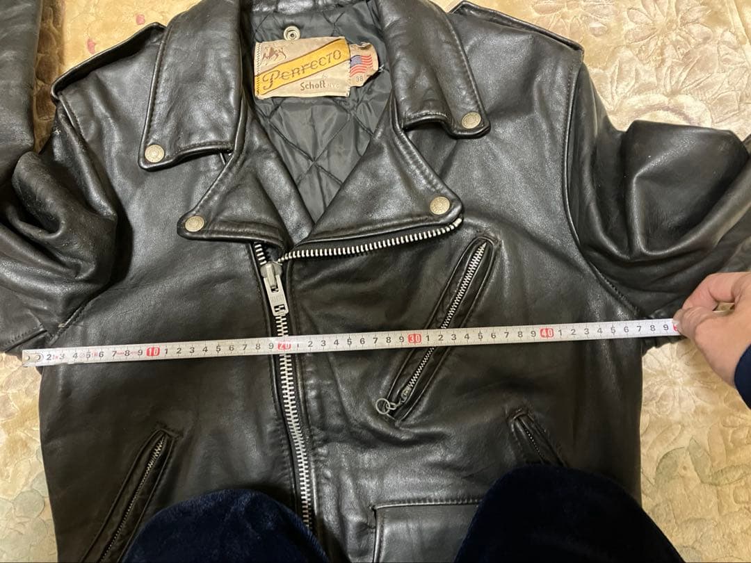 ビンテージ 70's 牛タグ Schott 後期 ライダース 38 雰囲気◎