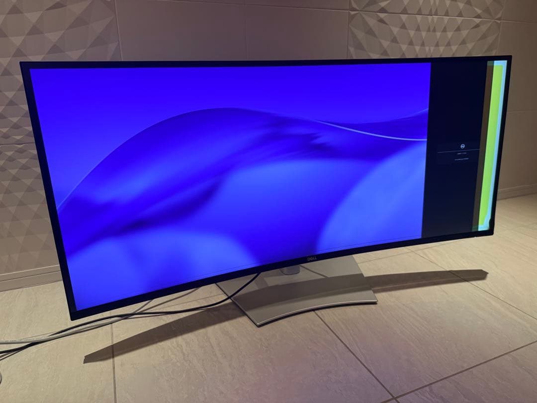 [液晶割れ] Dell U4025QW-A 40インチ5K2K曲面ウルトラワイド