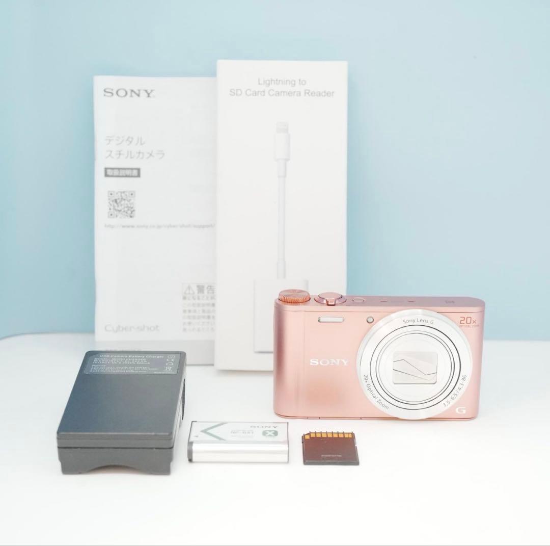 SONY Cyber-shot デジタルカメラ ピンク