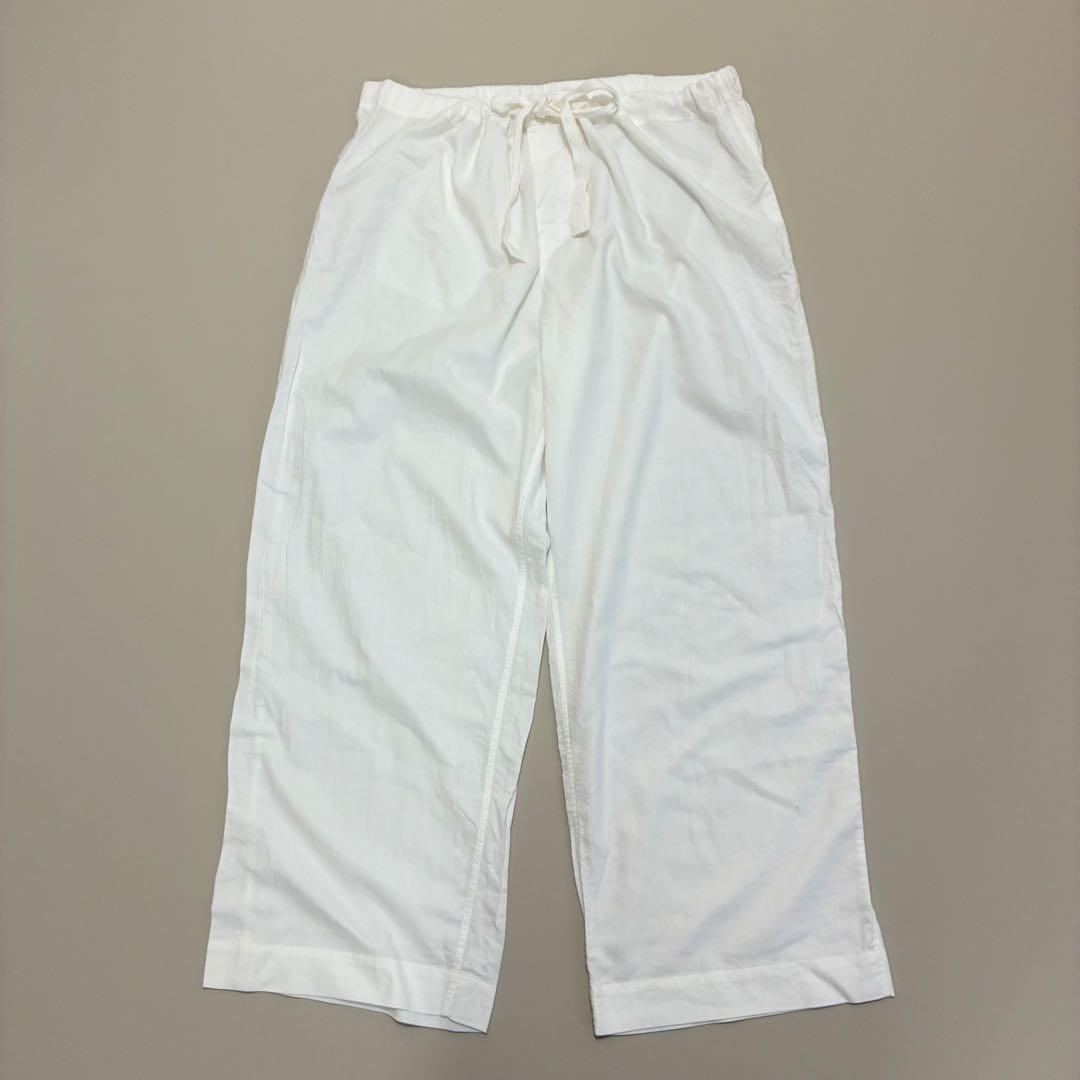 マーガレットハウエル☆ルームウェア パジャマ F ブラウス イージーパンツ 白