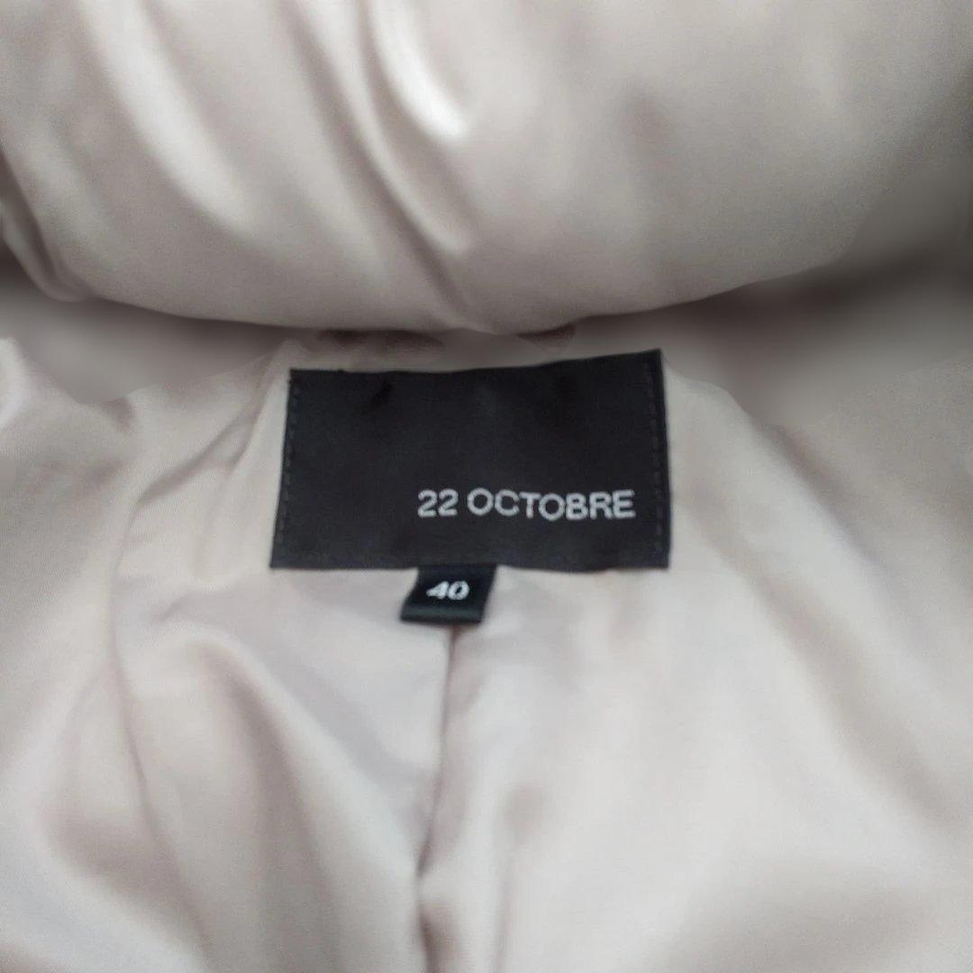 新品未使用22OCTOBREベージュダウンコートL