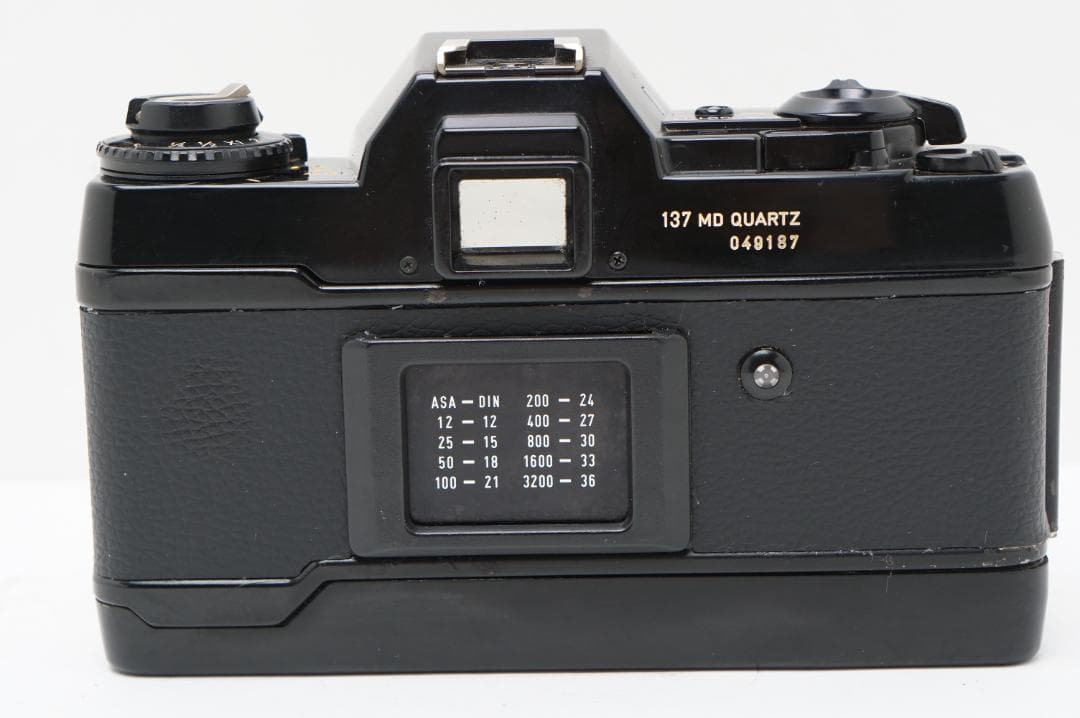 ＜動作＞CONTAX 137 MD QUARTZ 黒
