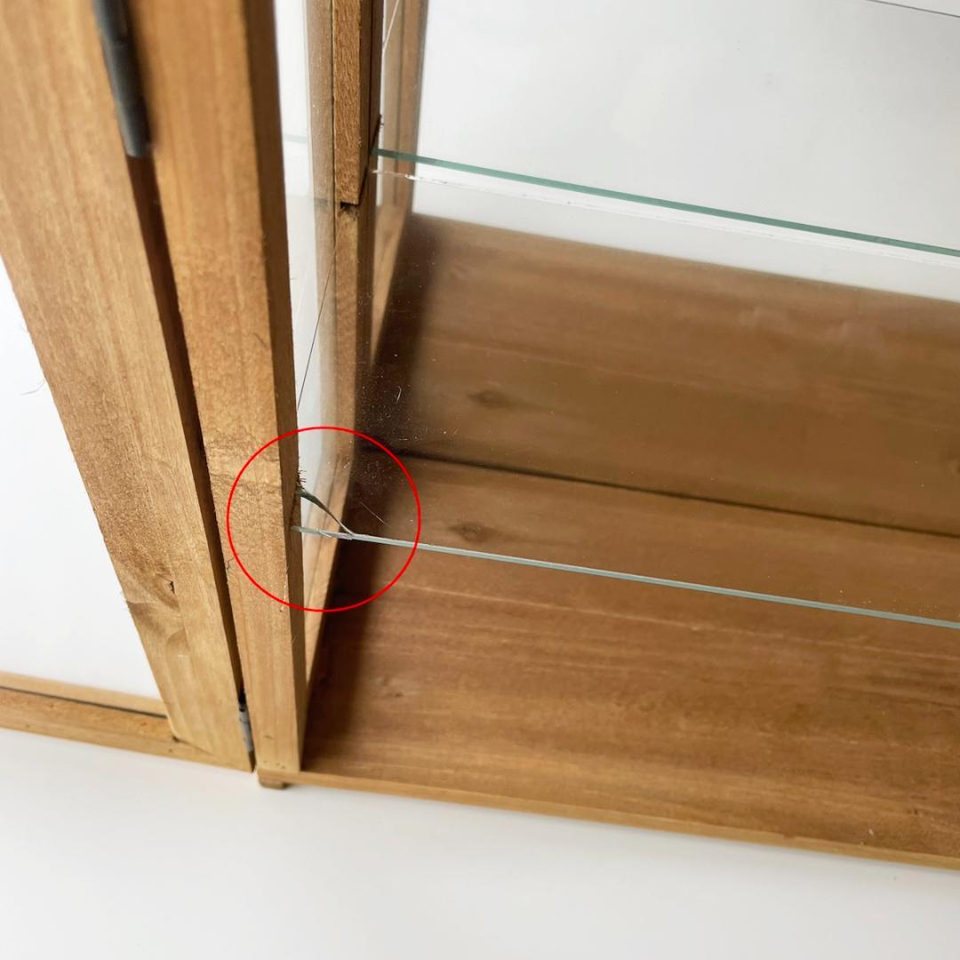 ガラスショーケース コレクションケース ショーケース 木製 ガラス 小物入れ