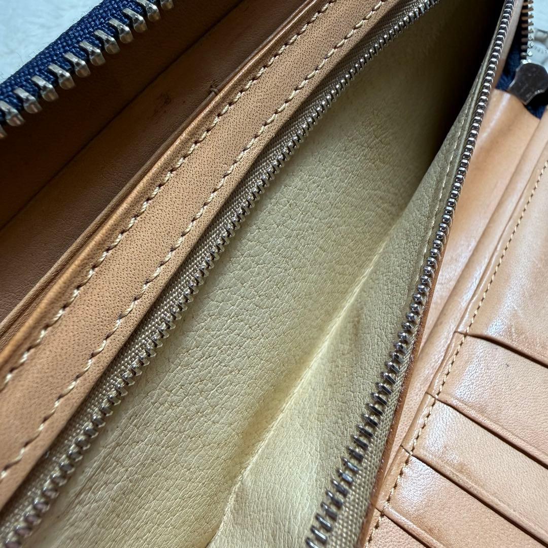 キプリス CYPRIS Ruga Shoulder レザー ラウンドジップ長財布