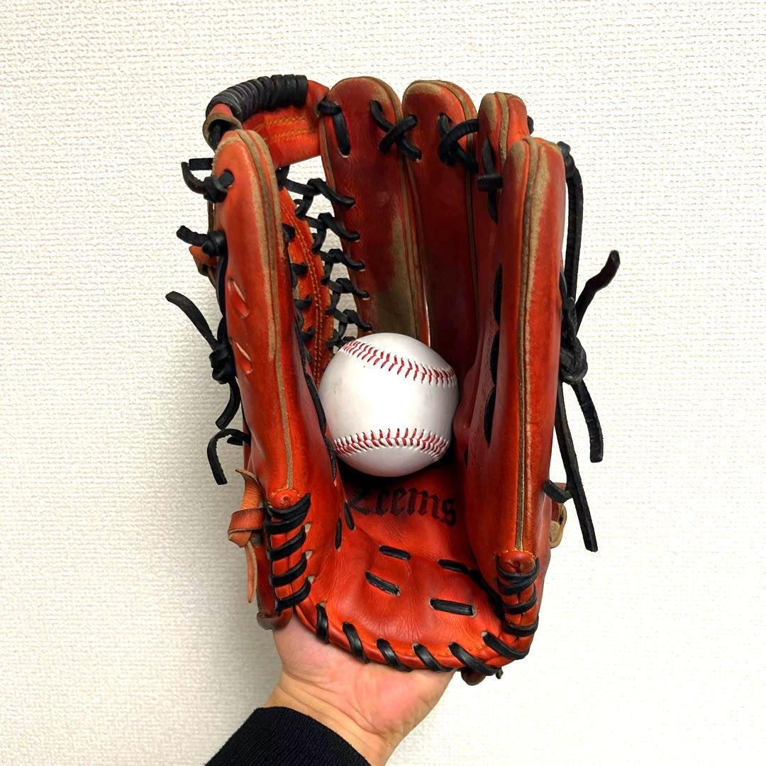 980 ジームス 型抜群 即戦力 硬式 外野手用グローブ