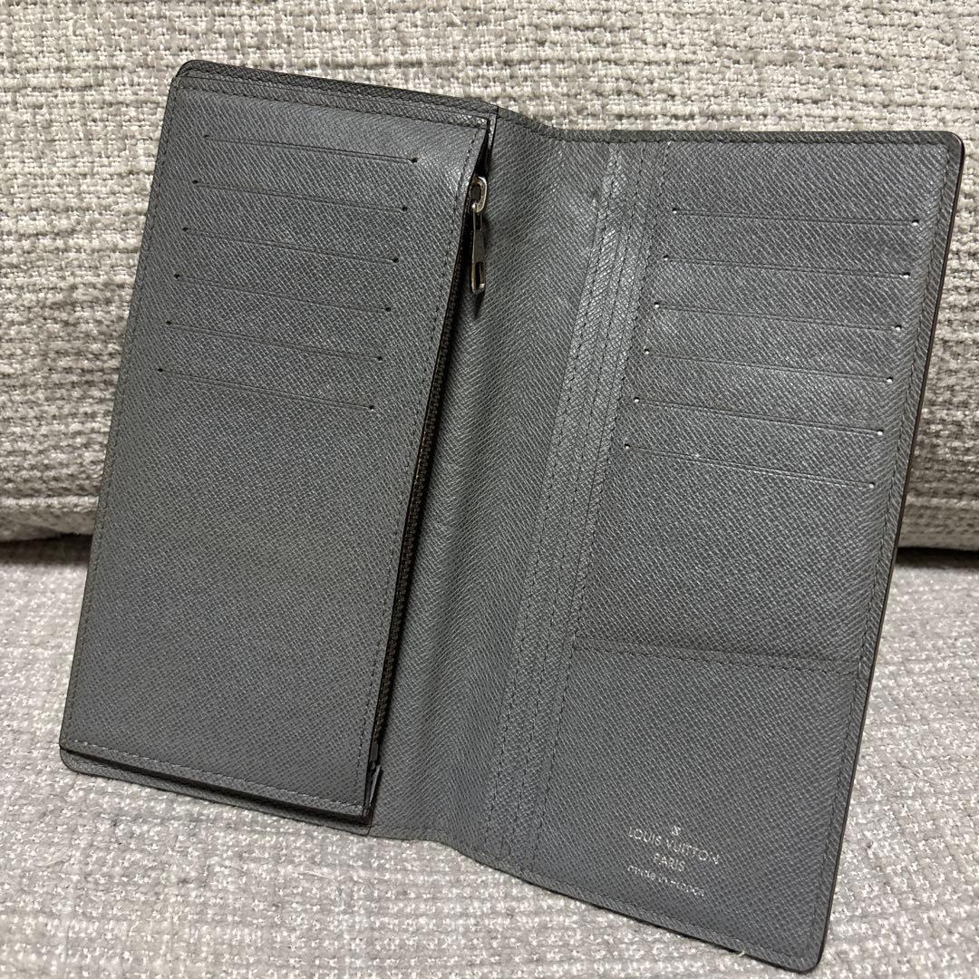 ルフィ様【ルイヴィトン】長財布　美品　グレー　箱付き