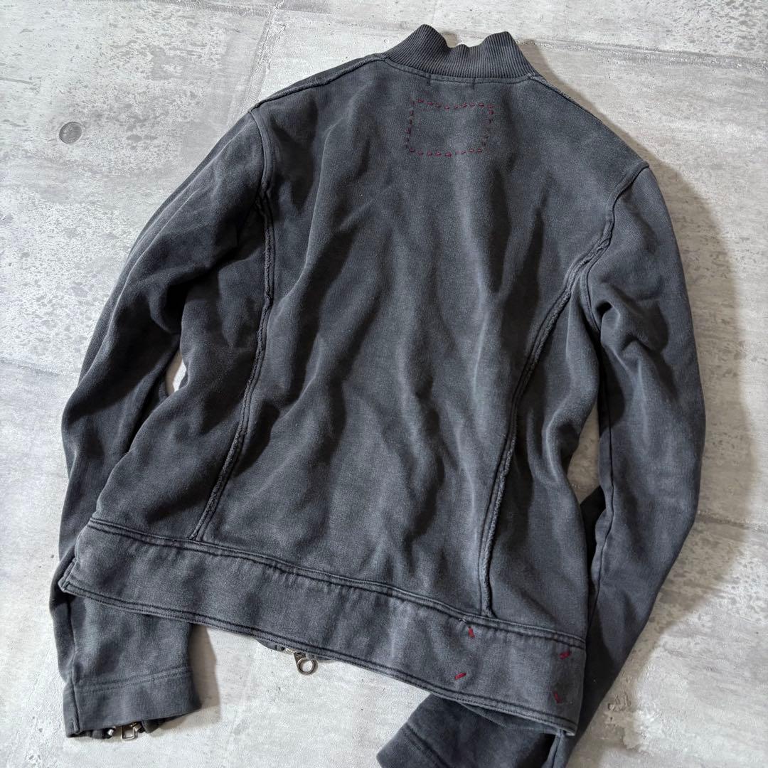 ジャケット・アウター 00s archive sweat riders jacket y2k punk