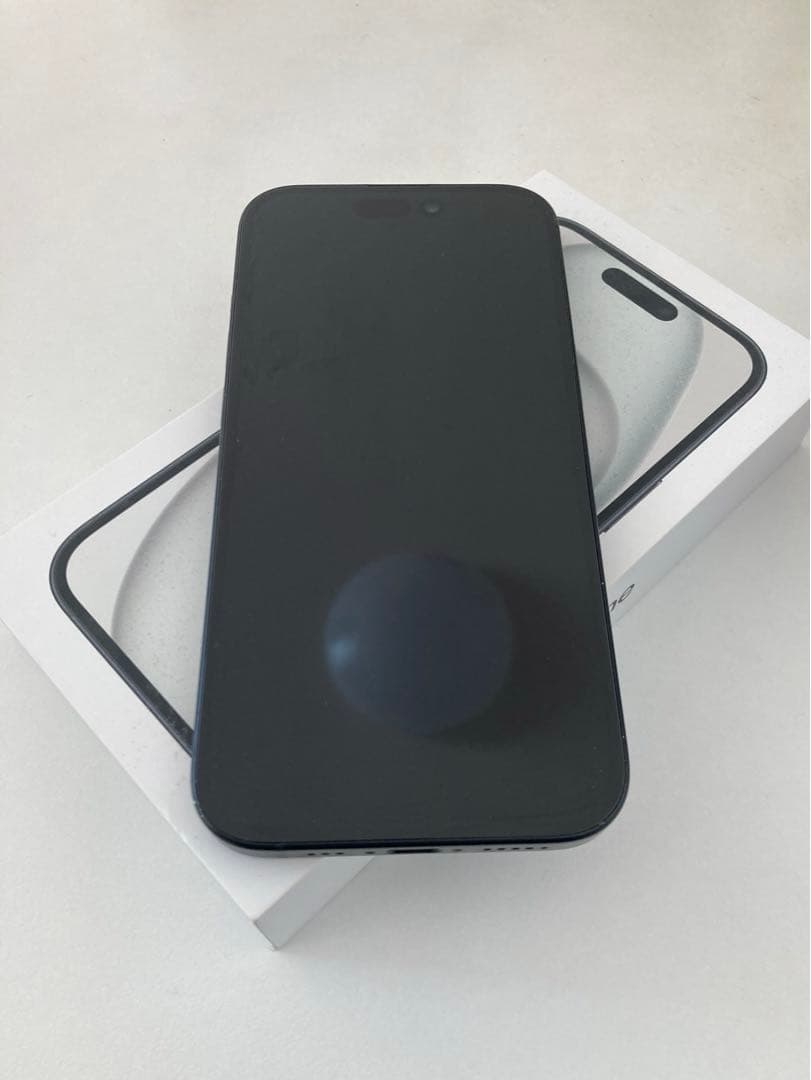 iPhone15 ブラック 256GB simフリー 箱あり