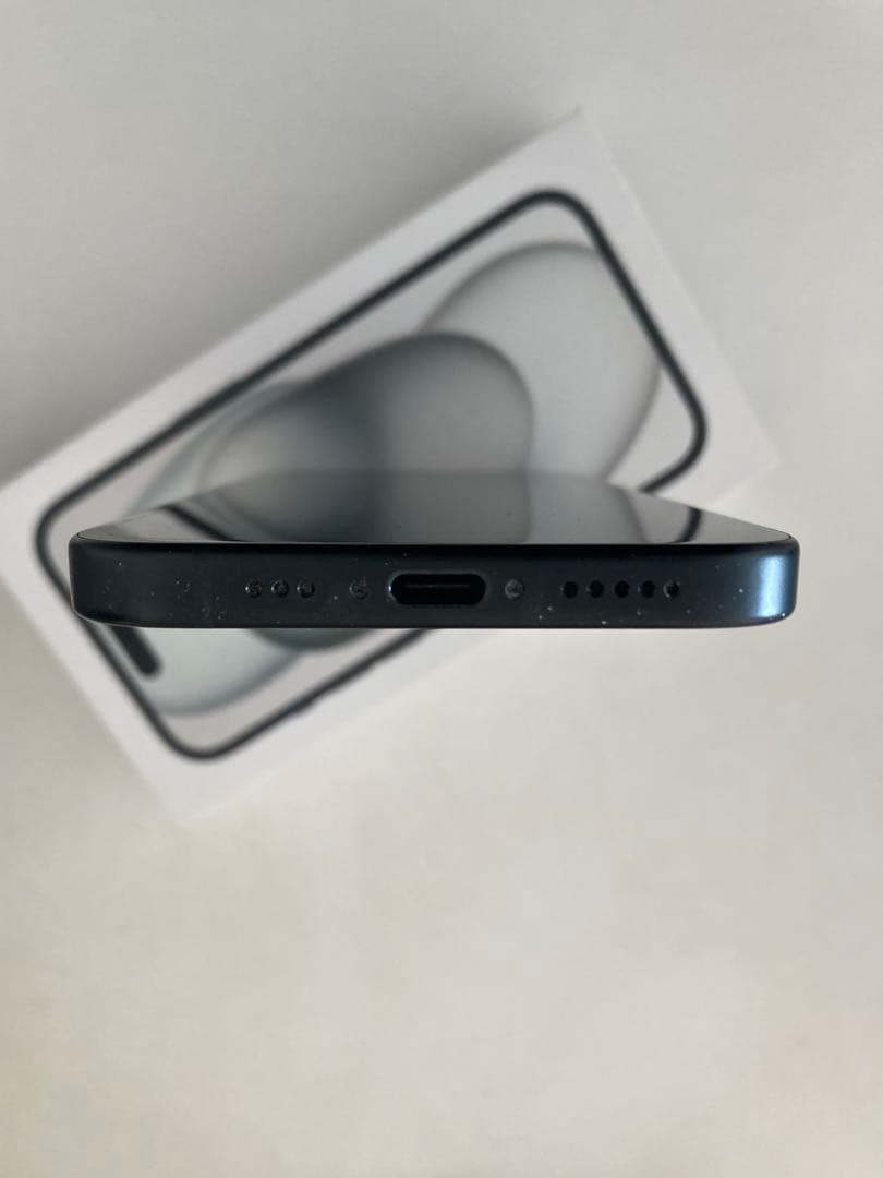 iPhone15 ブラック 256GB simフリー 箱あり