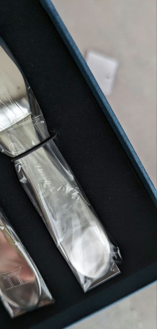 クリストフル　日本限定アイスクリームスプーンとフォトフレームのセット