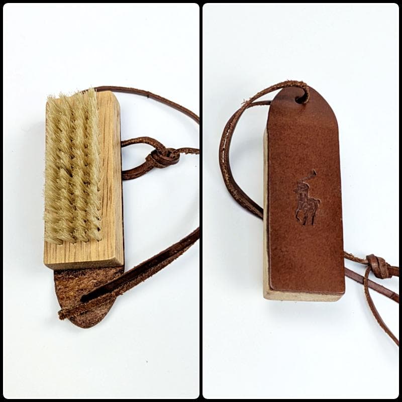 【美品】 ポロラルフローレン ミニ ボストンバッグ チェック柄 PVC レザー