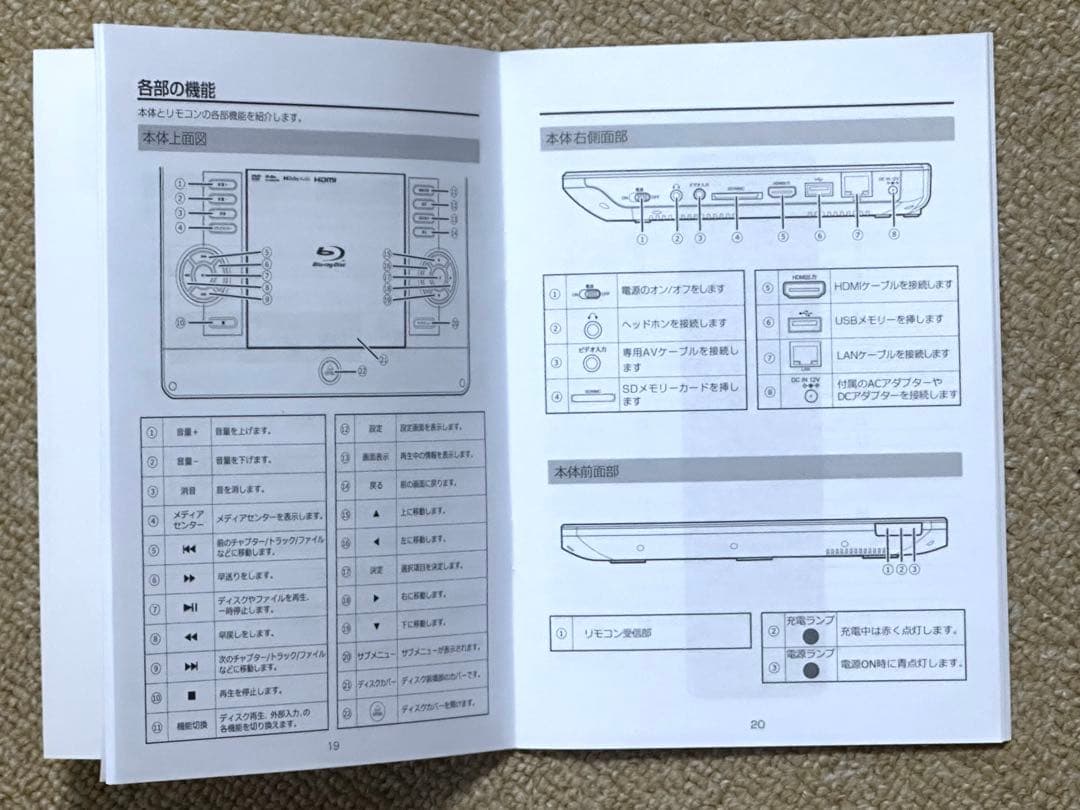 も*ぎ様 11.6インチポータブルブルーレイプレーヤー