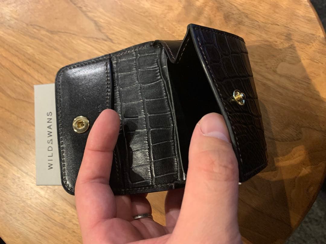 WILDSWANS クロコダイルレザー ARTHUR