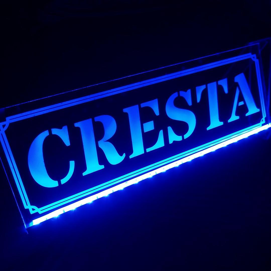 クレスタ① LEDアクリルプレート 内装 JZX100 GX100 JZX81