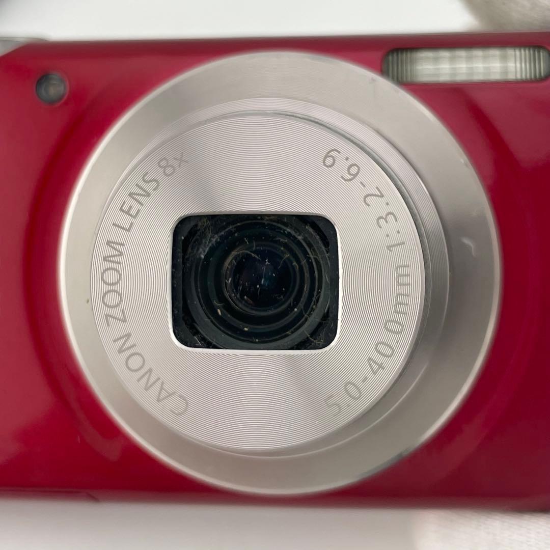 実写美⭕️訳あり【動作確認済】 CANON IXY180 レッド キヤノン