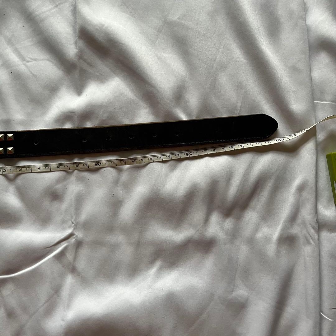 00s y2k スタッズ ベルト 本革 archive vintage