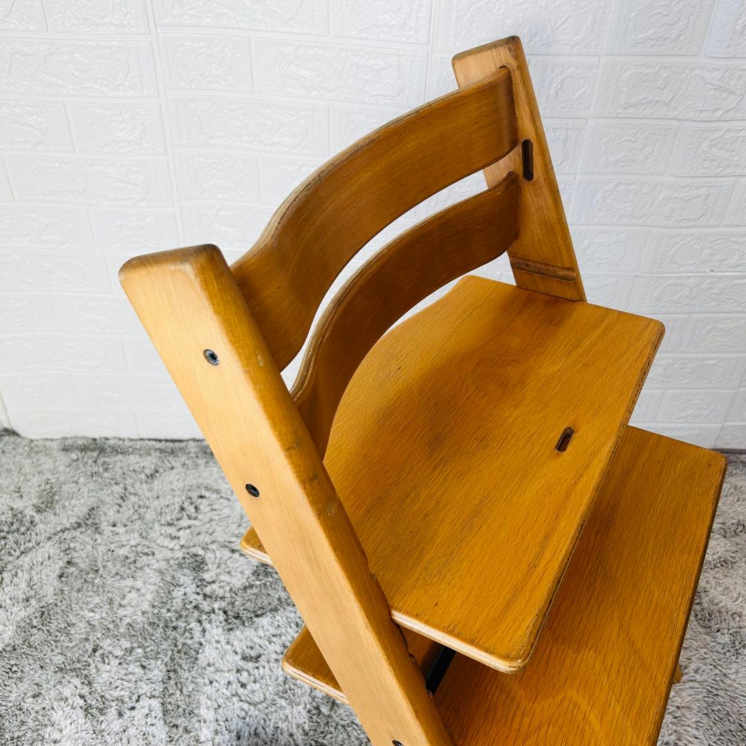 良品 ストッケ トリップトラップ ナチュラル ベビーチェア ハイチェア 旧型