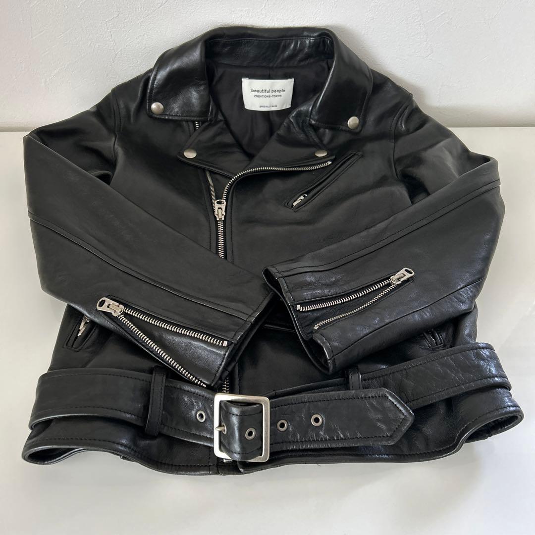 最終値下　超美品　beautiful people ライダース　Ladys140