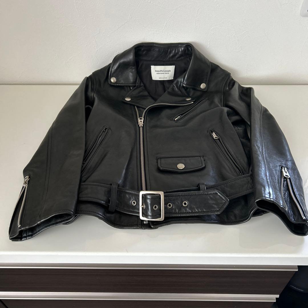 最終値下　超美品　beautiful people ライダース　Ladys140