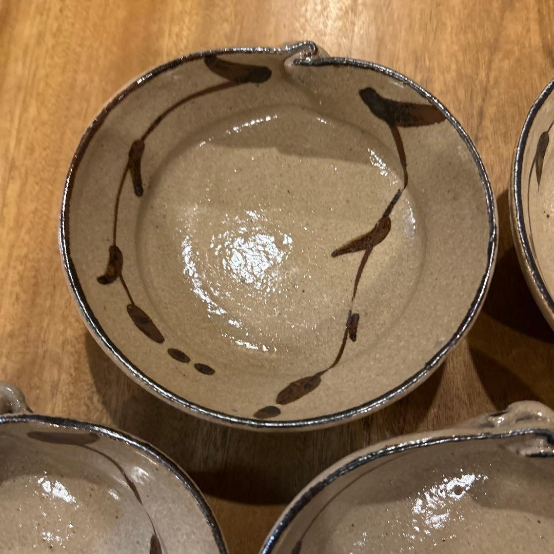 唐津焼　中里太郎衛門　絵唐津鉢　五個