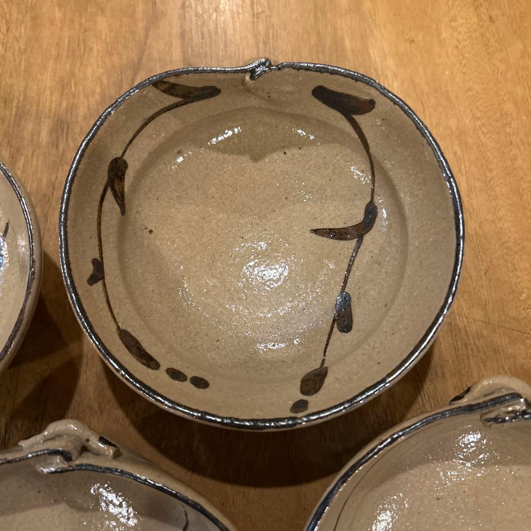 唐津焼　中里太郎衛門　絵唐津鉢　五個