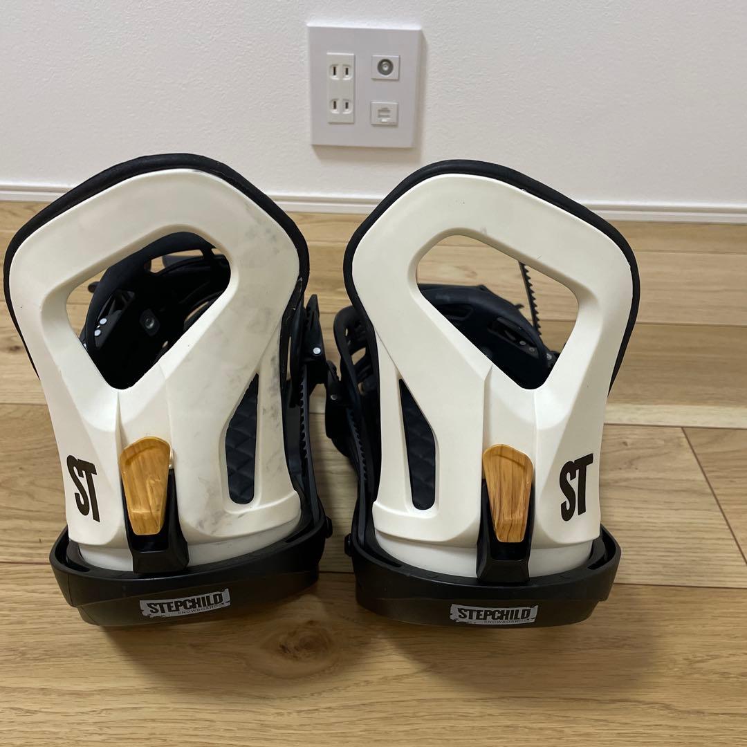 STEPCHILD スノーボードビンディング ST ブラック/ホワイト