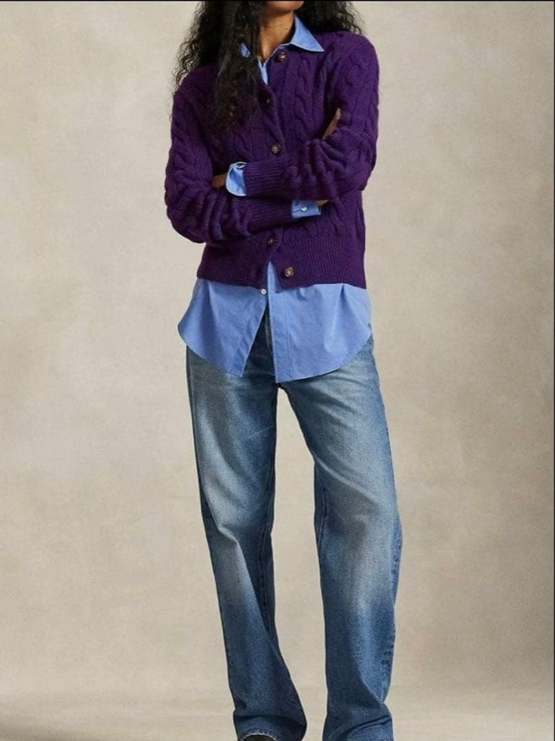 【美品】　今季新作　Polo by Ralph Lauren カシミヤ混ニット