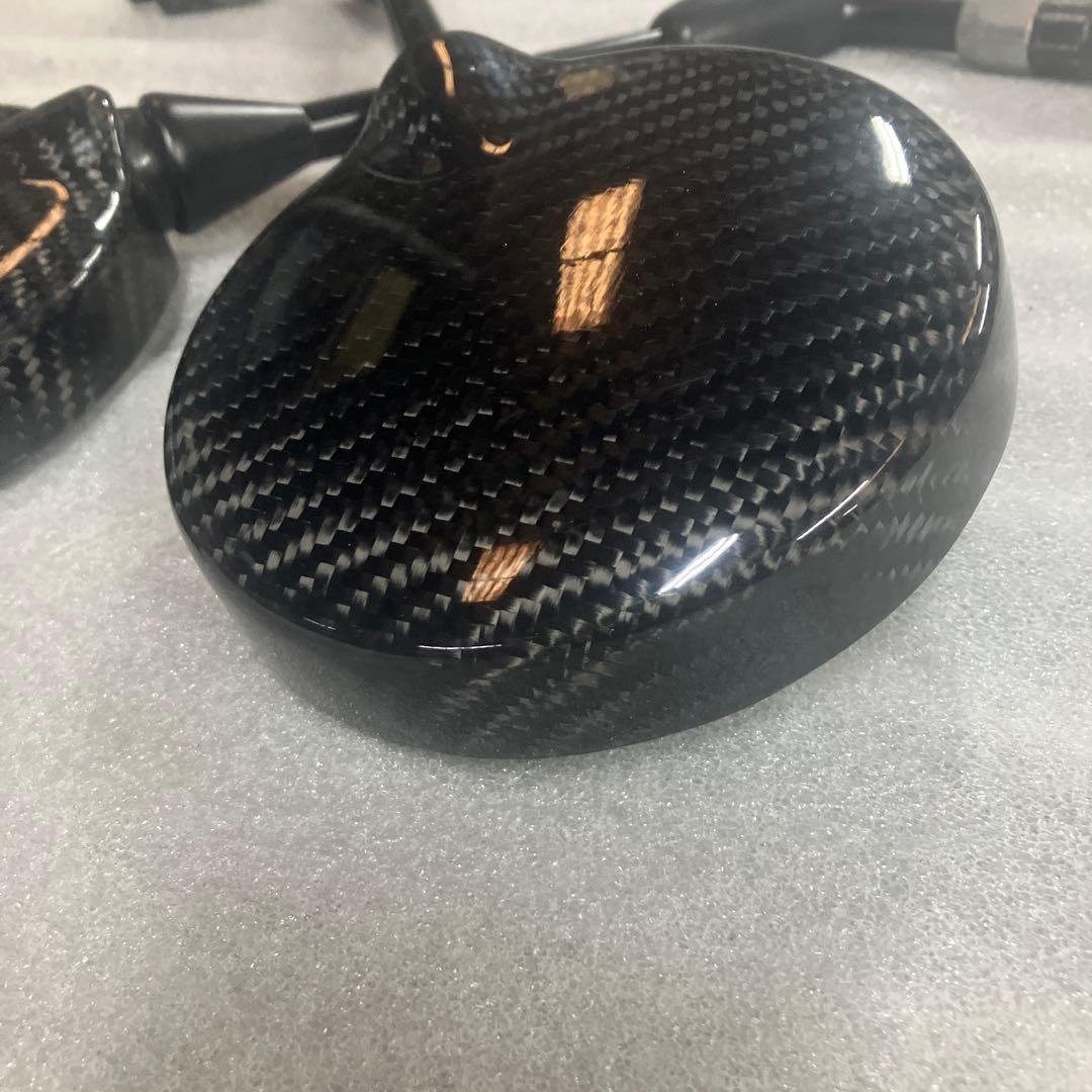 Z900RS 純正ミラー専用　綾織カーボン　ミラーカバー