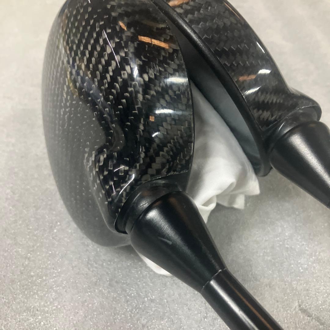 Z900RS 純正ミラー専用　綾織カーボン　ミラーカバー