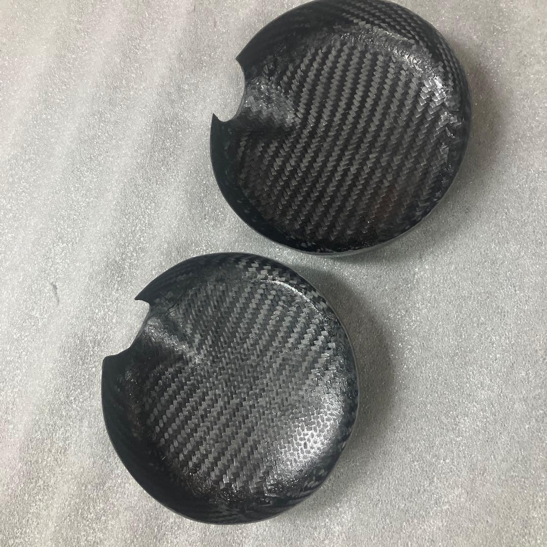 Z900RS 純正ミラー専用　綾織カーボン　ミラーカバー