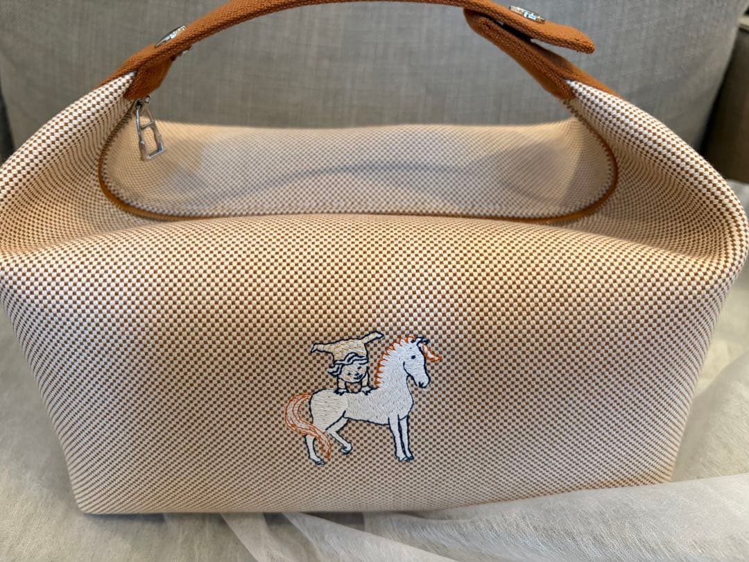 新品未使用　希少　エルメス　ブリッドアブラック　カブリオル　GM ビスキュイ