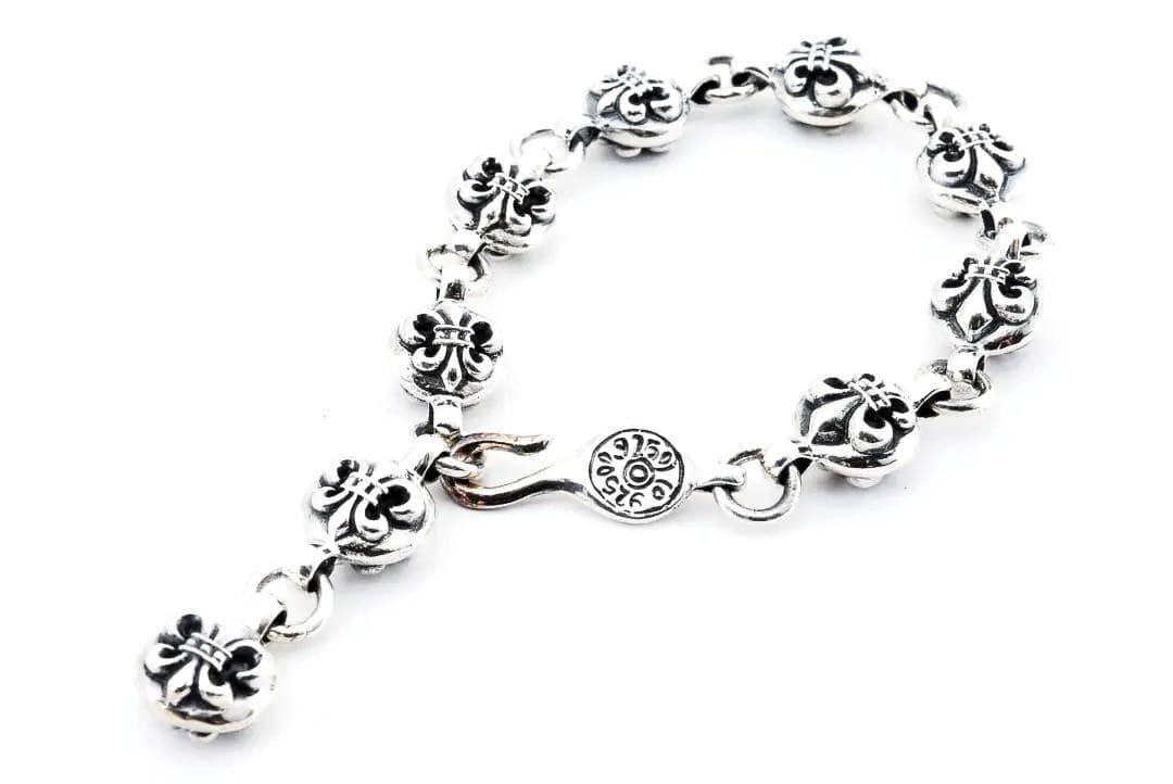 フレアボール　ブレスレット　シルバー925 22cm