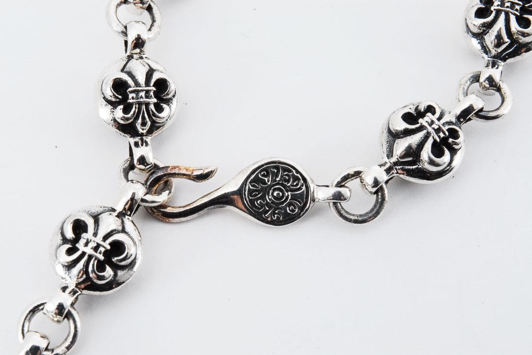 フレアボール　ブレスレット　シルバー925 22cm