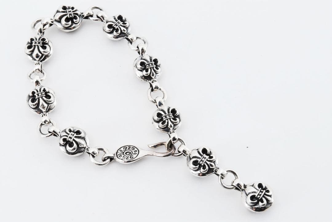 フレアボール　ブレスレット　シルバー925 22cm