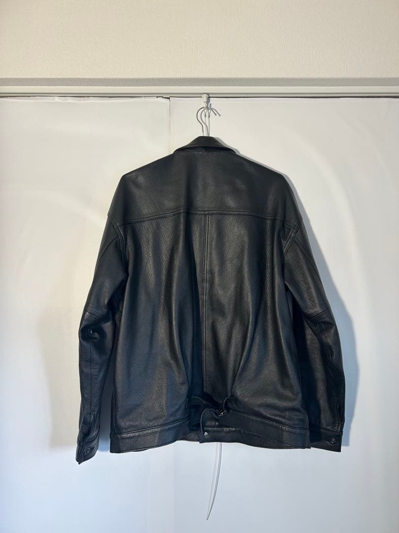 SLOW ディアスキン レザージャケット 鹿革 ブラック サイズ2 日本製