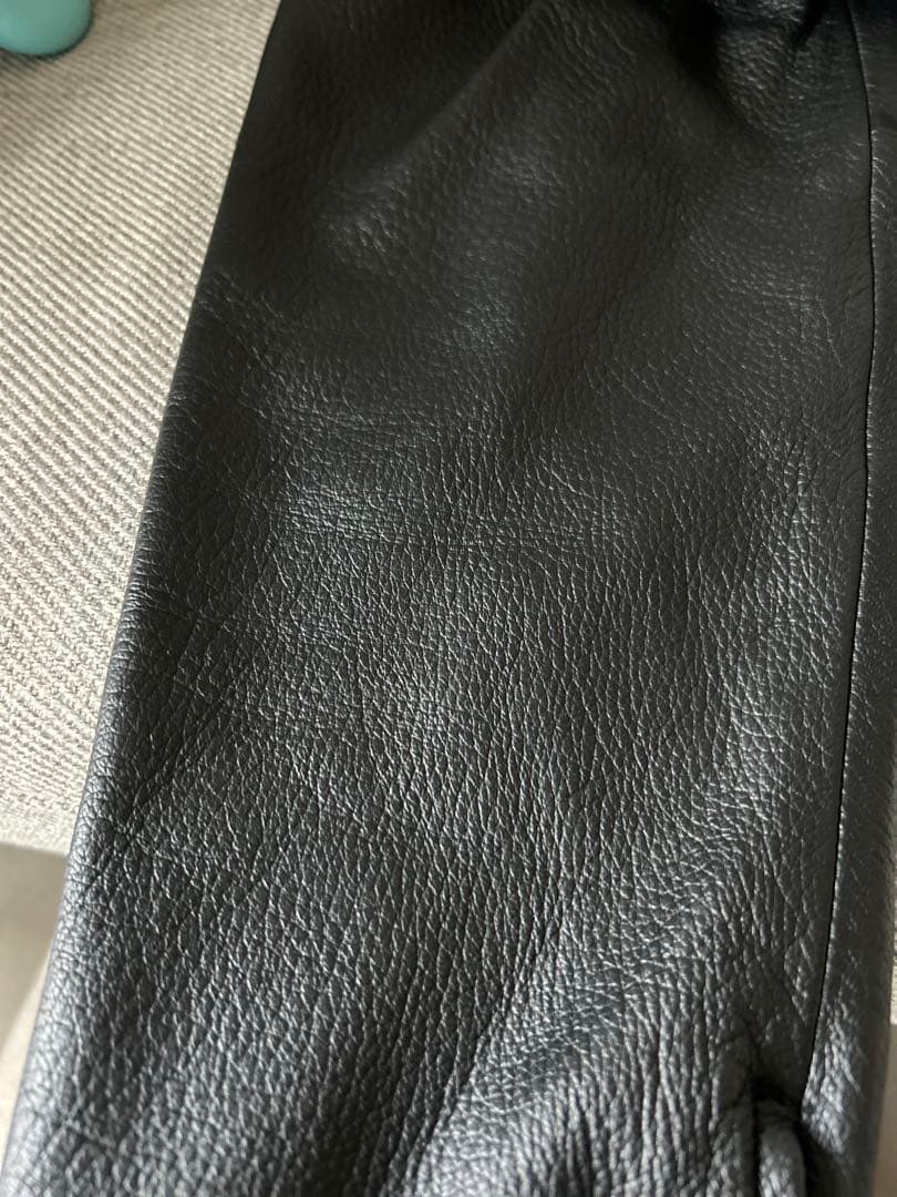 SLOW ディアスキン レザージャケット 鹿革 ブラック サイズ2 日本製