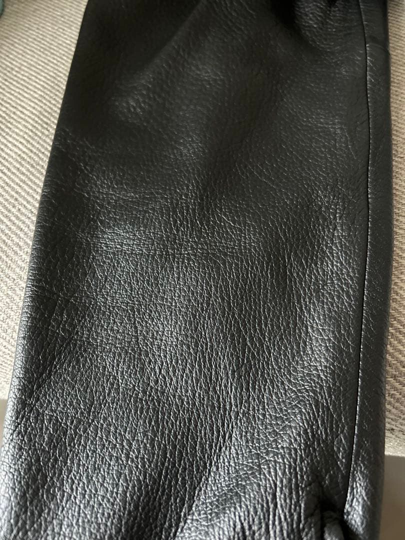 SLOW ディアスキン レザージャケット 鹿革 ブラック サイズ2 日本製