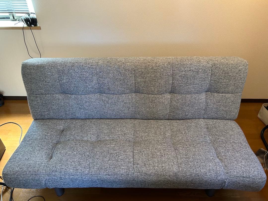 ニトリ　ソファベッド(マークスAM GY)
