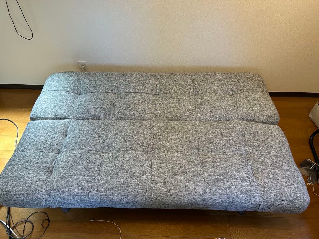 ニトリ　ソファベッド(マークスAM GY)