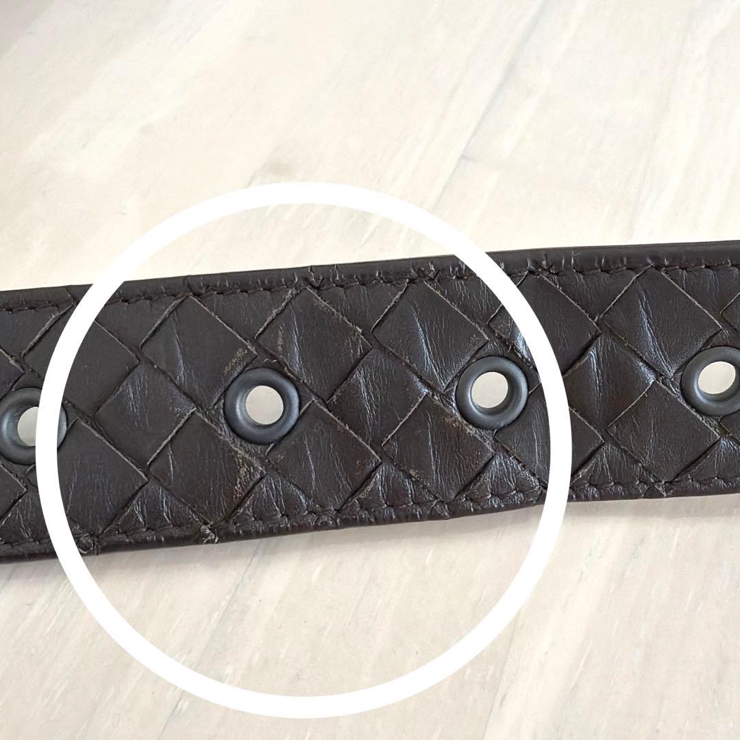 ボッテガヴェネタ　ベルト　メンズ　茶　95cm38in