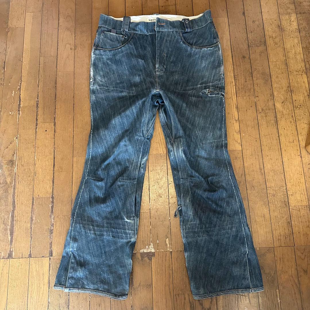 686×LEVIS スノーボードパンツ　514 デニム サイズL