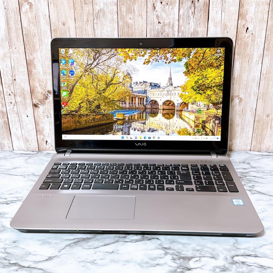 美品✨高性能i7＆メモリ16GB 爆速SSD✨VAIO すぐ使えるパソコンPC