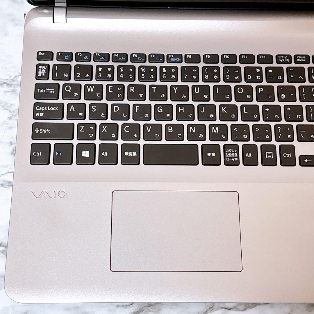 美品✨高性能i7＆メモリ16GB 爆速SSD✨VAIO すぐ使えるパソコンPC