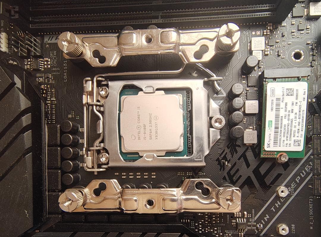 動作品★Z390-F GAMING/i5-9400F/16GB/128GB/虎徹