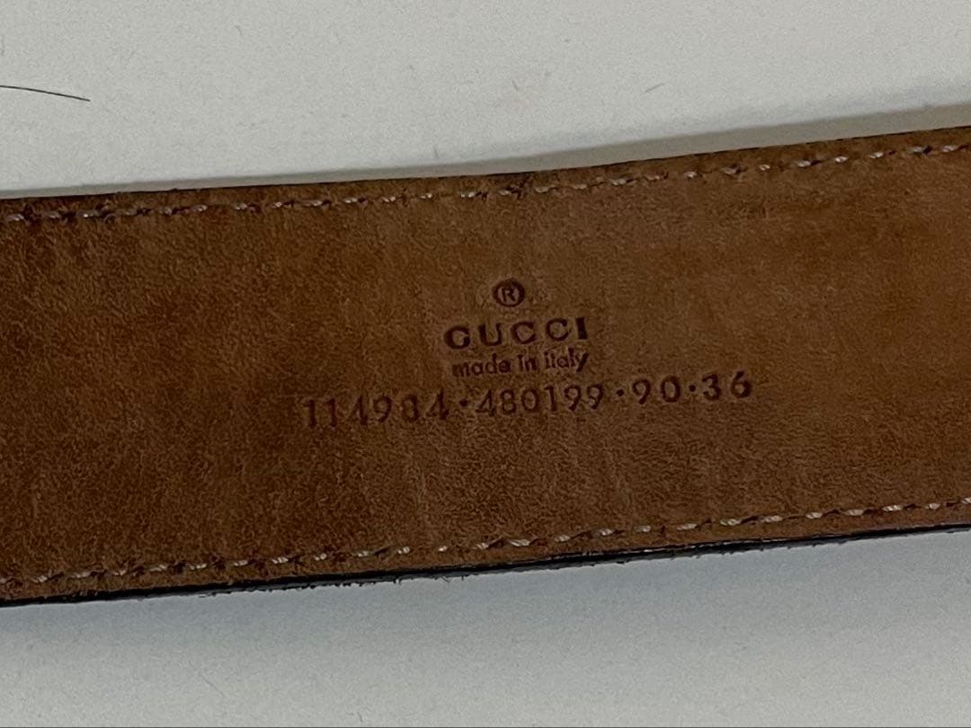 グッチのベルト 黒