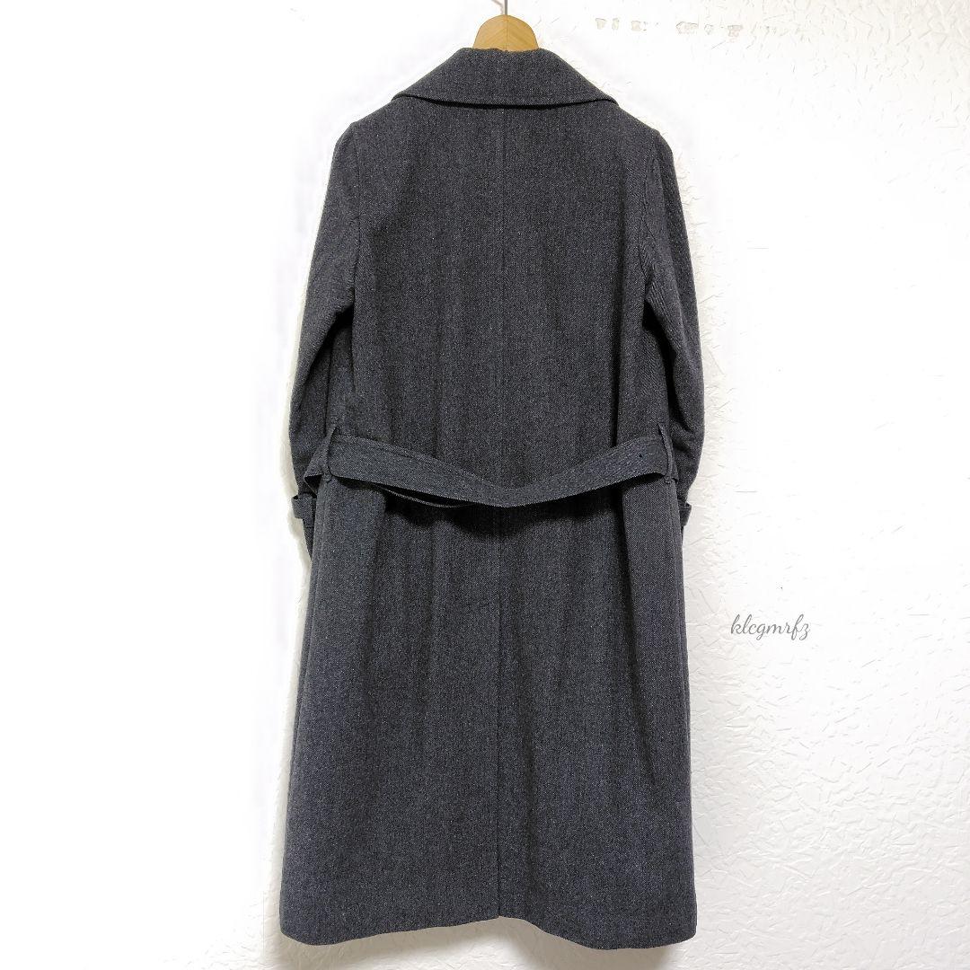 美品 マーガレットハウエル ベルテッド ダブル コート mhl 2way