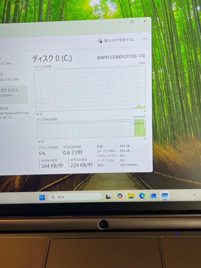 Windowsノート本体 GPD Win Max2 Ryzen7-6800U DDR5 32GB 1TB