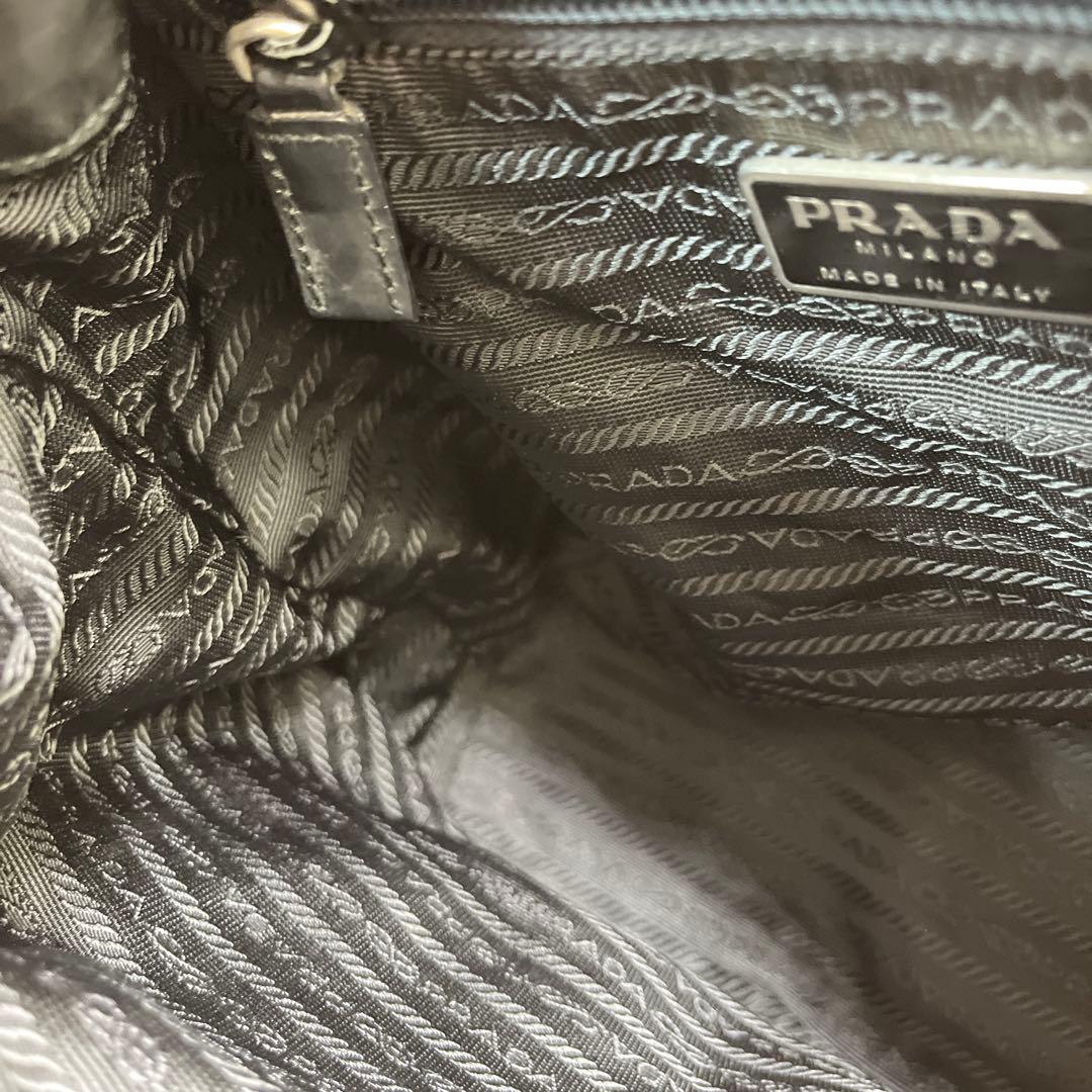 美品 PRADA プラダ 正規品 リュック バックパック　ナイロン ブラック 黒