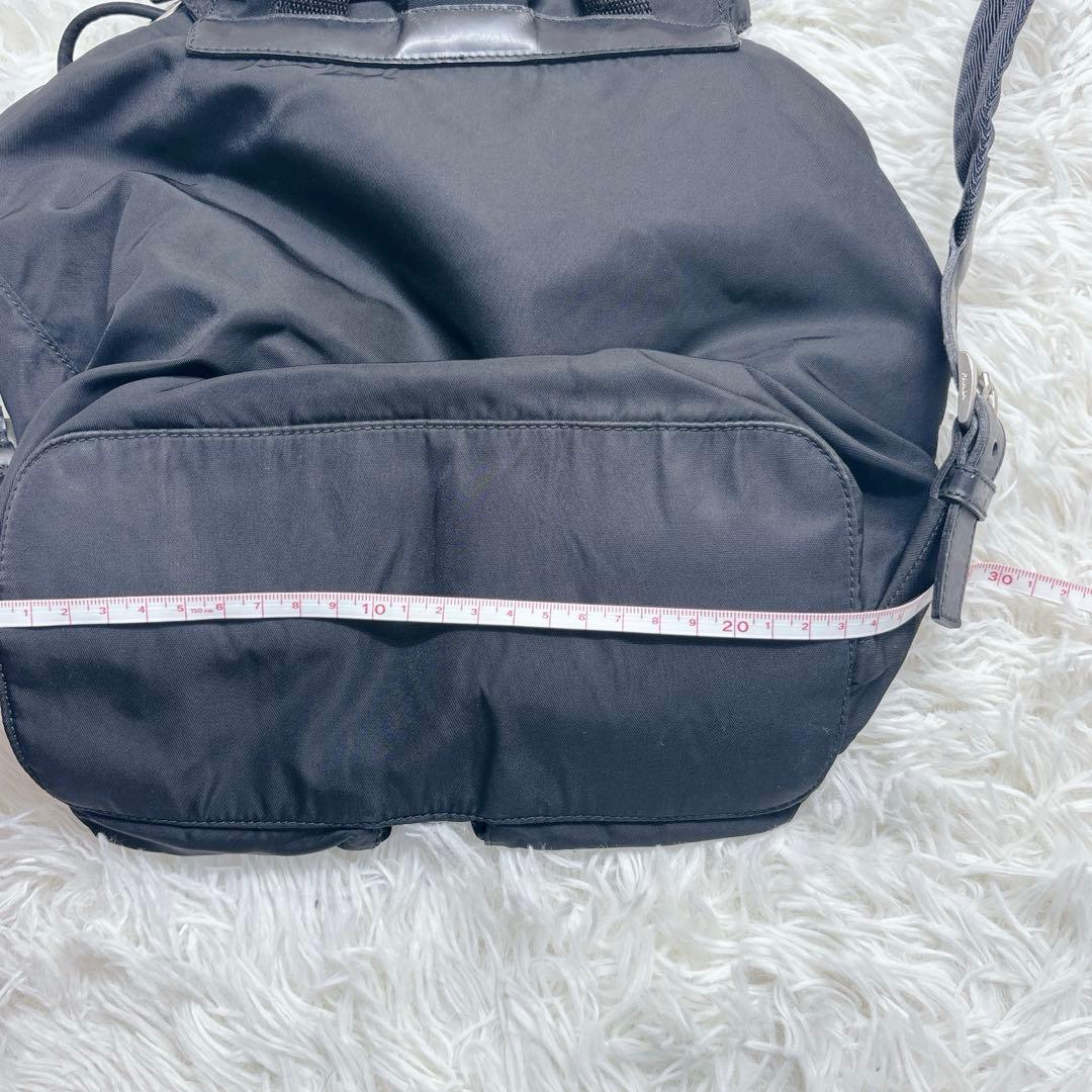 美品 PRADA プラダ 正規品 リュック バックパック　ナイロン ブラック 黒